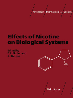 cover image of Effects of Nicotine on Biological Systems